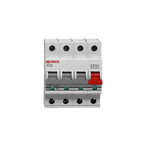 Miniature circuit-breaker (MCB) Three Pole with Neutral C Curve 63 Amp
